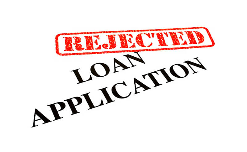 rejected loan application