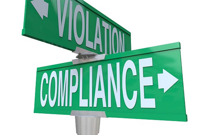 street signs violation compliance