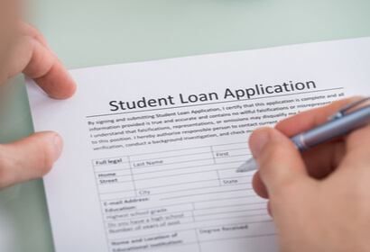 student loan application