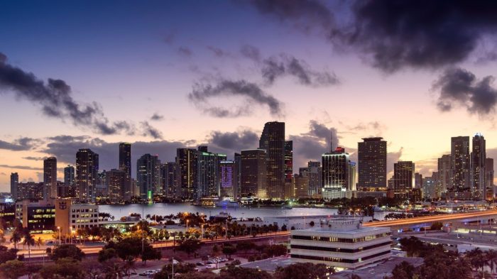 Miami skyline photo