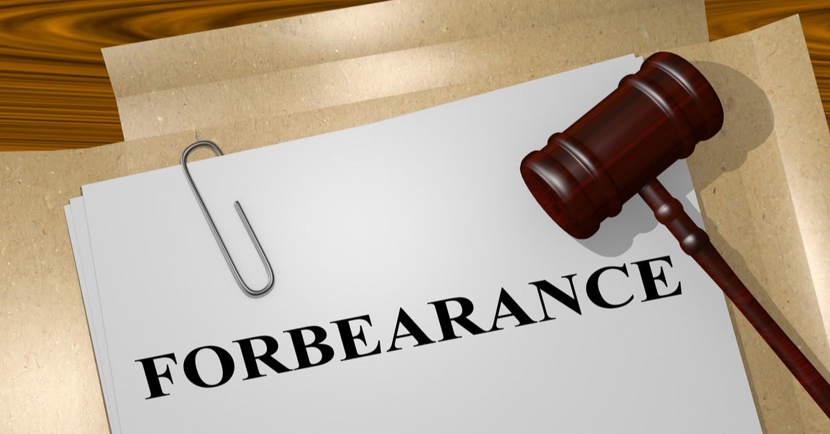 Forbearance title on legal document