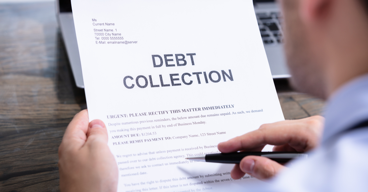 Debt collection document