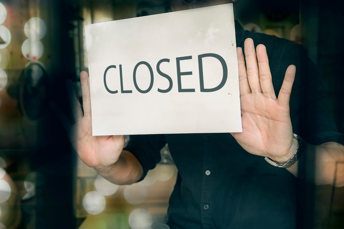 Florida business closed due to commercial foreclosure