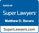 Matthew Bavaro SuperLawyers Award Badge