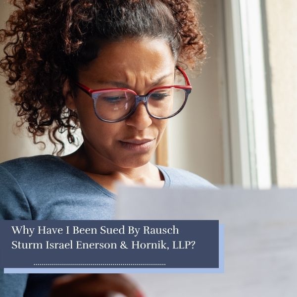 Concerned woman looking at paper