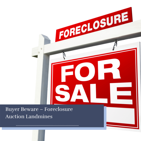 foreclosure for sale sign