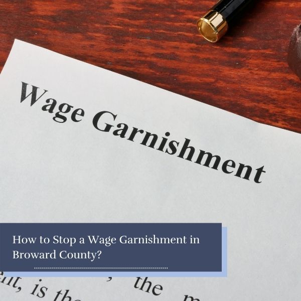 Wage garnishment paper