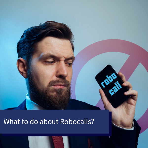 Man annoyed at a robocall