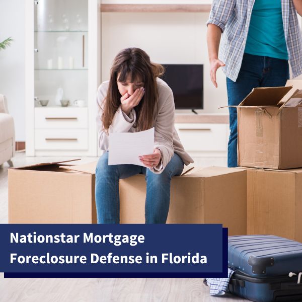 Woman reading a foreclosure notice from Nationstar Mortgage - Nationstar Mortgage Foreclosure defense in Florida