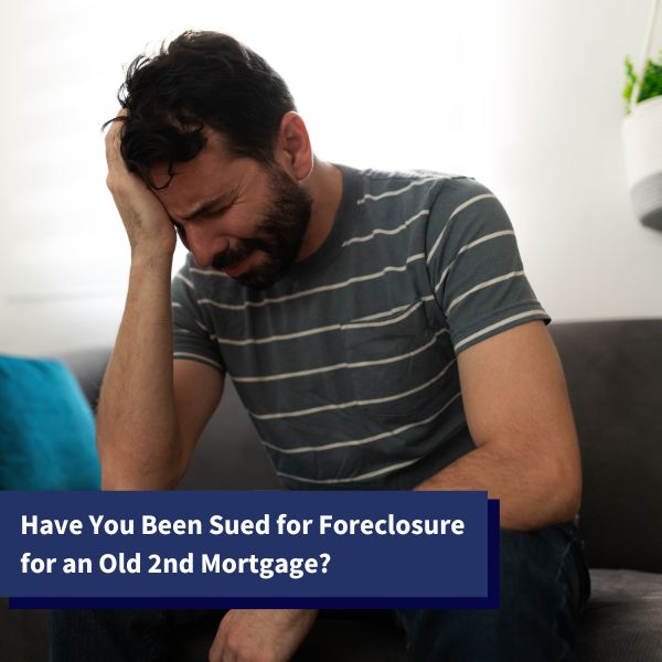 Man crying after receiving a foreclosure notice in Fort Lauderdale - second mortgage foreclosure