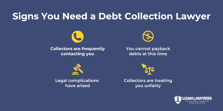 Signs you need a debt collector - Infographic